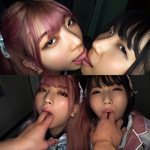 【本編フル動画】みい＆もな【素人バキバキ動画】